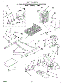 08 - Unit parts for Whirlpool Refrigerator ED22DKXDW00 from AppliancePartsPros.com