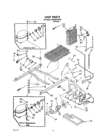 11 - Unit parts for Whirlpool Refrigerator JWKGN700001 from AppliancePartsPros.com