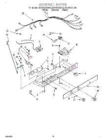 12 - Control, Lit / Optional parts for Whirlpool Refrigerator ED22DSXEW00 from AppliancePartsPros.com
