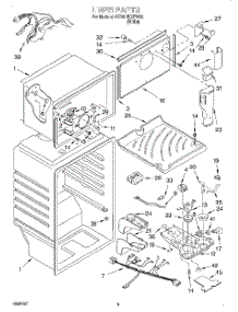03 - Liner parts for Whirlpool Refrigerator 4ET20NKXFW02 from AppliancePartsPros.com