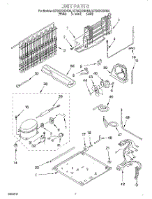 04 - Unit parts for Whirlpool Refrigerator 8ET20ZKXDG03 from AppliancePartsPros.com