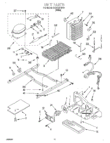 07 - Unit parts for Whirlpool Refrigerator 3XARG478F00 from AppliancePartsPros.com