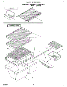 06 - Shelf, Lit / Optional parts for Whirlpool Refrigerator ET18NMXDN02 from AppliancePartsPros.com