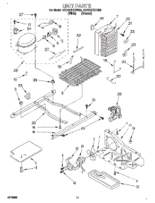07 - Unit parts for Whirlpool Refrigerator 4ED20ZKXDN00 from AppliancePartsPros.com