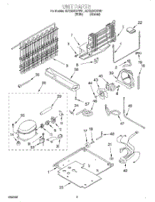 05 - Unit parts for Whirlpool Refrigerator 3ET22DKXFN01 from AppliancePartsPros.com