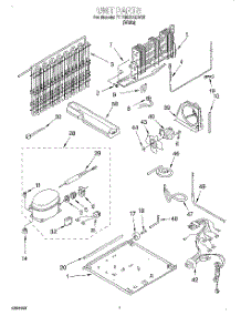 04 - Unit parts for Whirlpool Refrigerator 7TT18DKXEW00 from AppliancePartsPros.com