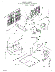 04 - Unit parts for Whirlpool Refrigerator 7ET18PKXDW00 from AppliancePartsPros.com