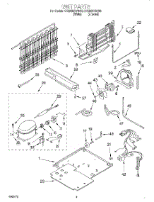 05 - Unit parts for Whirlpool Refrigerator ET22RMXGW00 from AppliancePartsPros.com