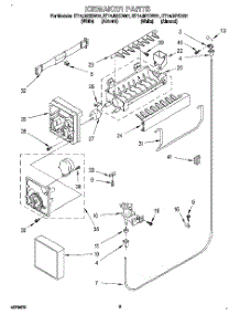 05 - Icemaker parts for Whirlpool Refrigerator ET14JMYDN01 from AppliancePartsPros.com