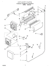 06 - Icemaker, Lit / Optional parts for Whirlpool Refrigerator ET20NMXDW10 from AppliancePartsPros.com
