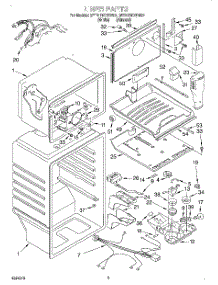 02 - Liner parts for Whirlpool Refrigerator 3ET21DKXDN02 from AppliancePartsPros.com