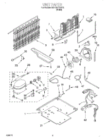 05 - Unit parts for Whirlpool Refrigerator 3XARG477GF02 from AppliancePartsPros.com