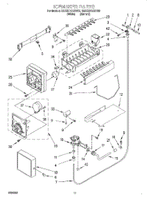 11 - Icemaker parts for Whirlpool Refrigerator 3ED22DQXDW03 from AppliancePartsPros.com