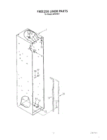 07 - Freezer Liner parts for Whirlpool Refrigerator ARG4901 from AppliancePartsPros.com