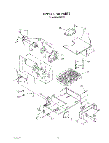 14 - Upper Unit parts for Whirlpool Refrigerator ARG4901 from AppliancePartsPros.com