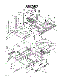 04 - Shelf, Lit / Optional parts for Whirlpool Refrigerator 3XARG475WP02 from AppliancePartsPros.com