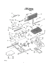 05 - Unit parts for Whirlpool Refrigerator 3XARG475WP02 from AppliancePartsPros.com