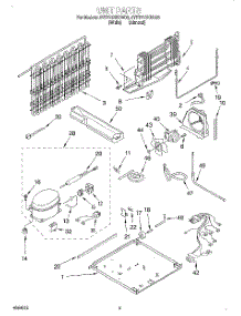 05 - Unit parts for Whirlpool Refrigerator 4YET21DKDW03 from AppliancePartsPros.com