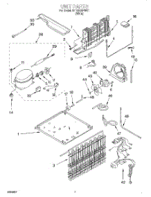 04 - Unit parts for Whirlpool Refrigerator ET18SCRFW01 from AppliancePartsPros.com