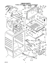 02 - Liner parts for Whirlpool Refrigerator 8ET21DKXDN01 from AppliancePartsPros.com
