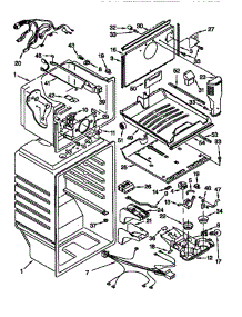 Liner parts for Whirlpool Refrigerator GT22DKMXGN00 from AppliancePartsPros.com