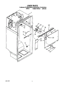 02 - Liner parts for Whirlpool Refrigerator ET18PKXZW00 from AppliancePartsPros.com