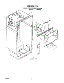 02 - Liner parts for Whirlpool Refrigerator ET18PKXAN00 from AppliancePartsPros.com