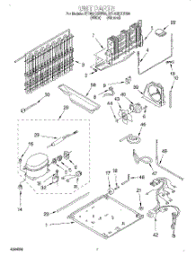 04 - Unit parts for Whirlpool Refrigerator ET18GKXEW00 from AppliancePartsPros.com