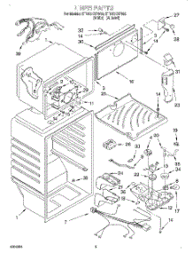 03 - Liner parts for Whirlpool Refrigerator ET18GKXFN00 from AppliancePartsPros.com
