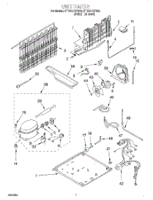 04 - Unit parts for Whirlpool Refrigerator ET18GKXFN00 from AppliancePartsPros.com