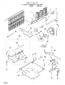 04 - Unit parts for Whirlpool Refrigerator ET18GKXGN00 from AppliancePartsPros.com