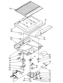 Compartment Separator parts for Whirlpool Refrigerator ET18GKXSN07 from AppliancePartsPros.com