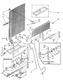 Unit parts for Whirlpool Refrigerator ET18GKXSM0B from AppliancePartsPros.com