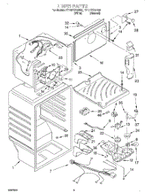 03 - Liner parts for Whirlpool Refrigerator ET18PKXGW00 from AppliancePartsPros.com