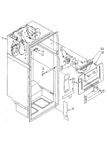 Liner parts for Whirlpool Refrigerator ET18GKXSM06 from AppliancePartsPros.com