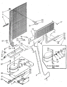 Unit parts for Whirlpool Refrigerator ET18GKXSG06 from AppliancePartsPros.com