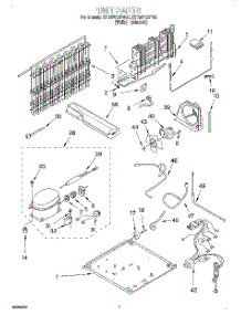04 - Unit parts for Whirlpool Refrigerator ET18PKXFN01 from AppliancePartsPros.com