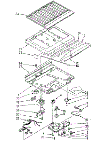 Compartment Separator parts for Whirlpool Refrigerator ET18GKXSF04 from AppliancePartsPros.com