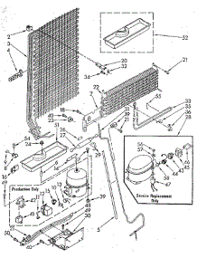 Unit parts for Whirlpool Refrigerator ET18GKXSF03 from AppliancePartsPros.com