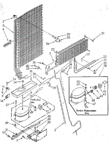 Unit parts for Whirlpool Refrigerator ET18GKXSG02 from AppliancePartsPros.com
