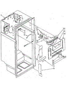 Liner parts for Whirlpool Refrigerator ET18GKXSG0A from AppliancePartsPros.com