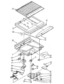 Compartment Separator parts for Whirlpool Refrigerator ET18GKXSG0A from AppliancePartsPros.com