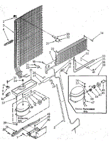 Unit parts for Whirlpool Refrigerator ET18GKXSG0A from AppliancePartsPros.com