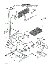 06 - Unit parts for Whirlpool Refrigerator ET18PKXXN00 from AppliancePartsPros.com