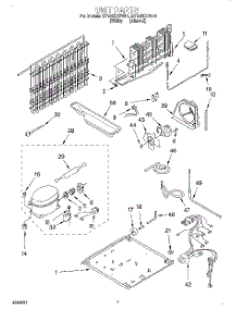 04 - Unit parts for Whirlpool Refrigerator ET18GKXFN01 from AppliancePartsPros.com