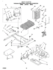 09 - Unit parts for Whirlpool Refrigerator ED25DQXBW01 from AppliancePartsPros.com