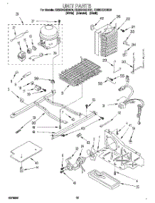 09 - Unit parts for Whirlpool Refrigerator ED25DQXDN01 from AppliancePartsPros.com
