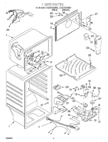 02 - Liner parts for Whirlpool Refrigerator ET22RKXGN00 from AppliancePartsPros.com