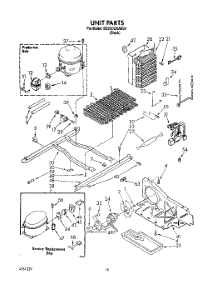 10 - Unit parts for Whirlpool Refrigerator ED25DQXAB00 from AppliancePartsPros.com