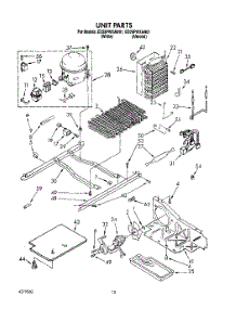09 - Unit parts for Whirlpool Refrigerator ED25PWXAN01 from AppliancePartsPros.com